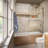 34" W x 58" H Frameless Tub Door