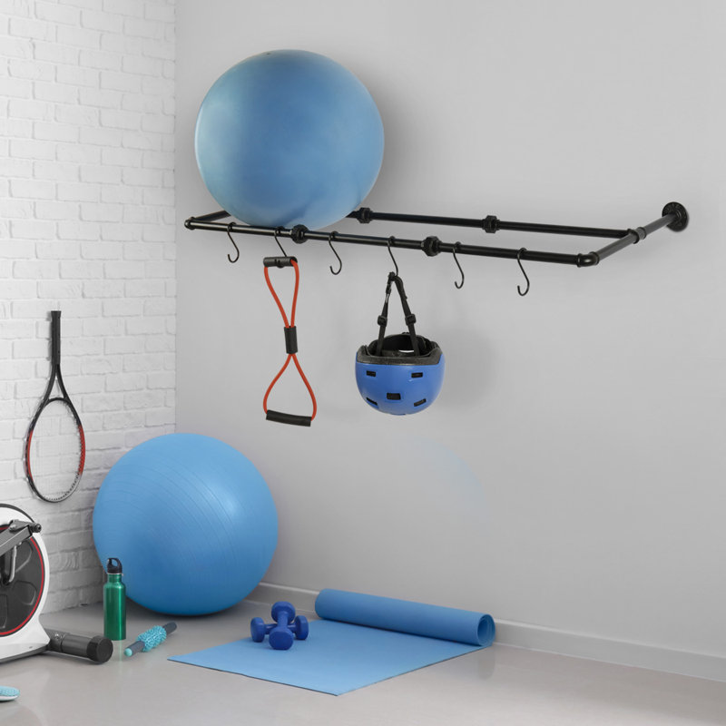 Metal Wall Mounted Multi-Use Sports Rack