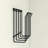 Jamorris Metal Magazine Rack