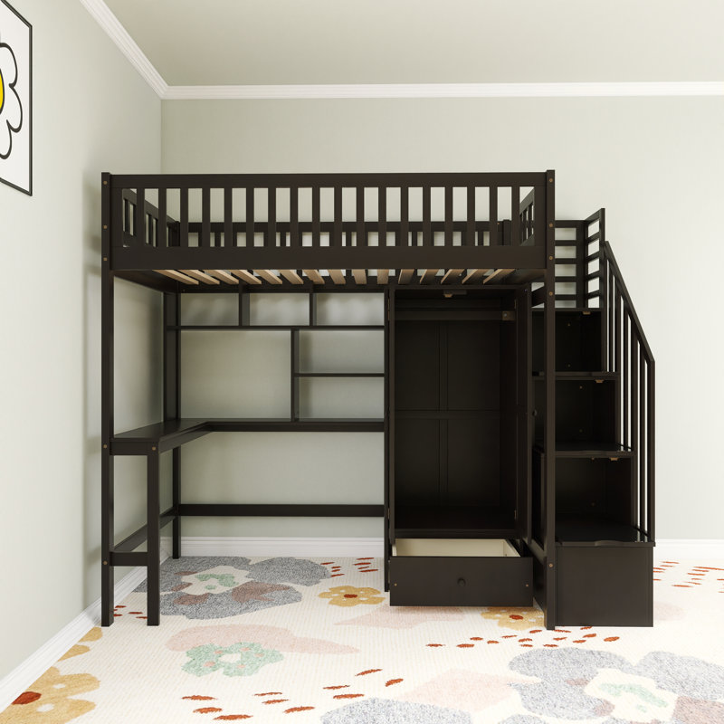 Japera Bed, Twin, Espresso