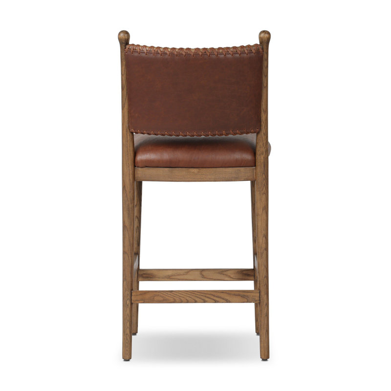 Bella Stool-Dulane Mahogany-Counter, Counter Stool (27" Seat Height), Antique Walnut