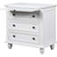 Armoire en bois blanc Ustyle - 3 tiroirs et plateau coulissant pour table de bout-1594817221