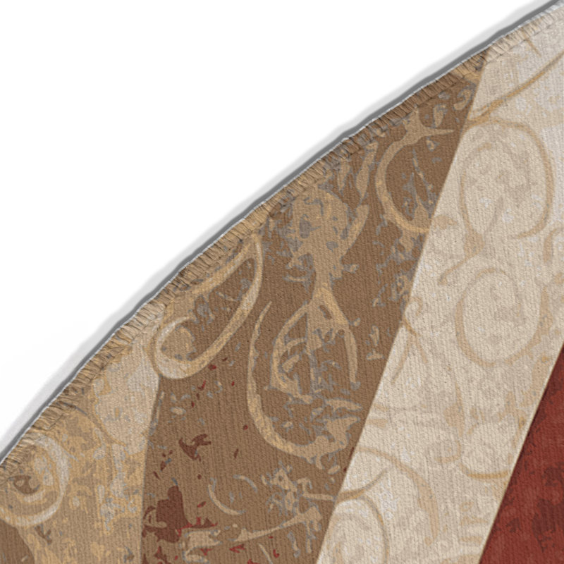 Tapis intérieur et extérieur Hush Glow, Rond 5 pi