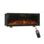 Foyer électrique avec télécommande, minuterie, 12 flammes, écran tactile, chauffe-foyer linéaire mural / encastré / autoportant-985667014