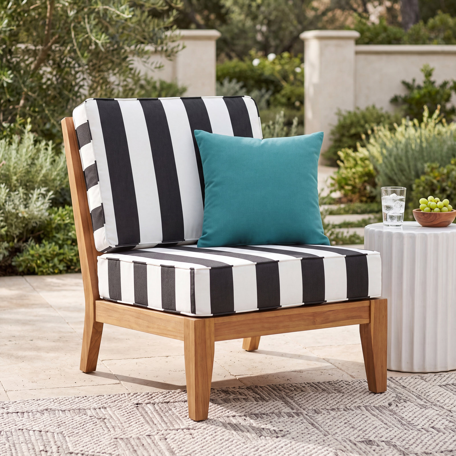 Lively Indoor/Outdoor Sunbrella Seat/Back Cushion