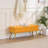 Velvet Storage Ottoman Bench Modern Bedroom End of Bed Bench with Gold Legs-237618294-237618289