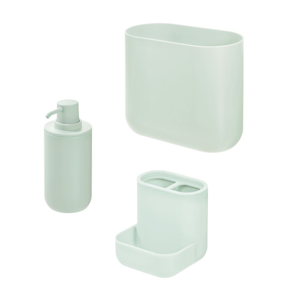 Sono 3 Piece Bathroom Accessory Set (Set of 3) Blomus Charcoal