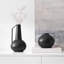 Ensemble de 2 vases en fer Luca