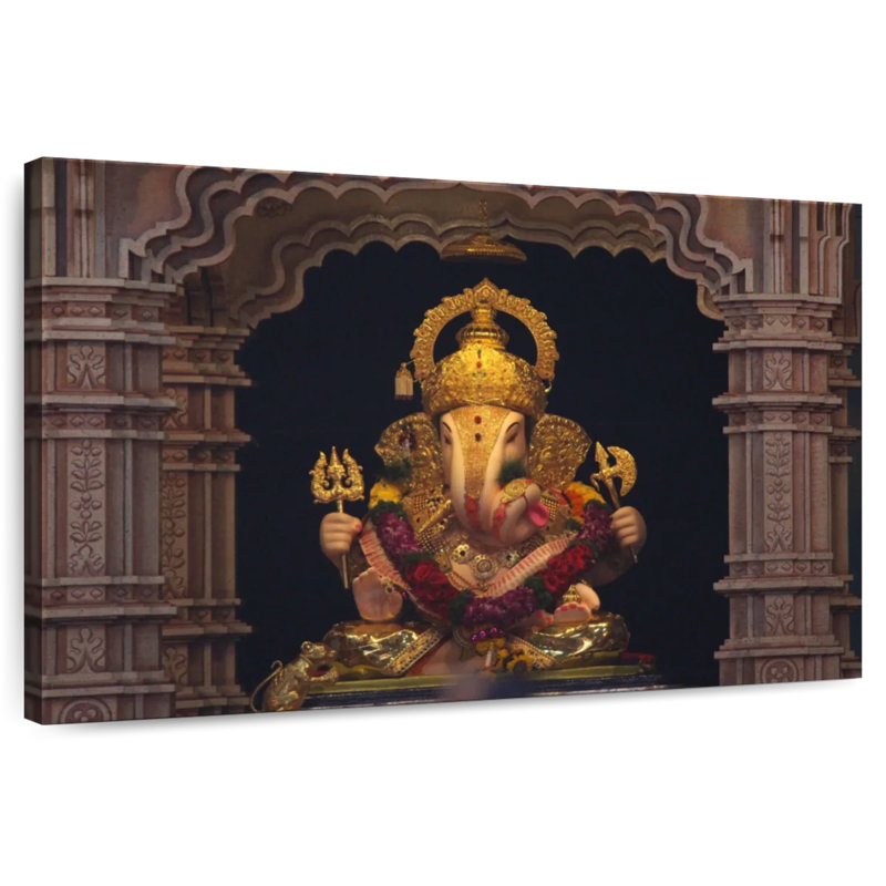 Ganesh Statue, 32" H x 48" W