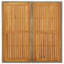 Rectangular Wood Outdoor Dining Table , 109cm cm W 107cm cm D