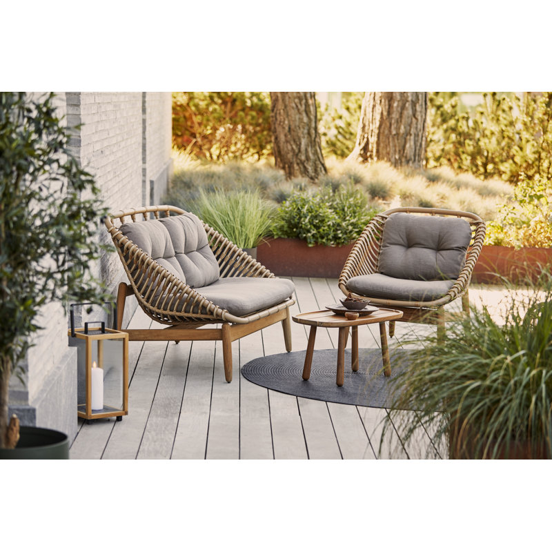 Strington Teak Patio Chair with Cushions