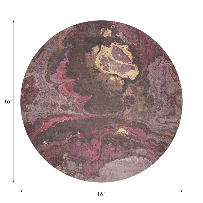Agate Sodlaite Pebble 16" Vinyl Placemat, Roccocco