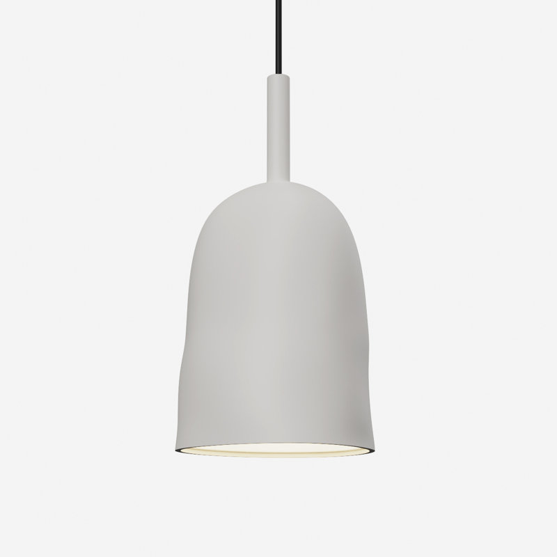 Vessel Pendant Light, Stone, 21" H x 14.5" W x 9" D, Black
