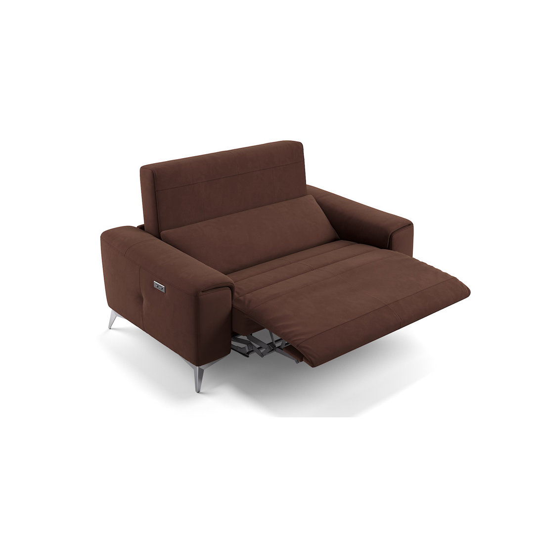 Perspections Stoff 2-Sitzer Sofa Mini Corneilous Weiß mit Funktionen