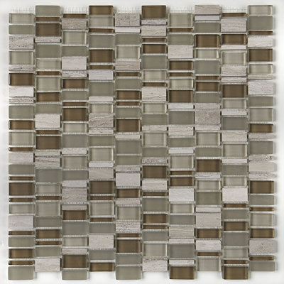 Clio Daltile 1" x 1" Glass Mosaic Tile