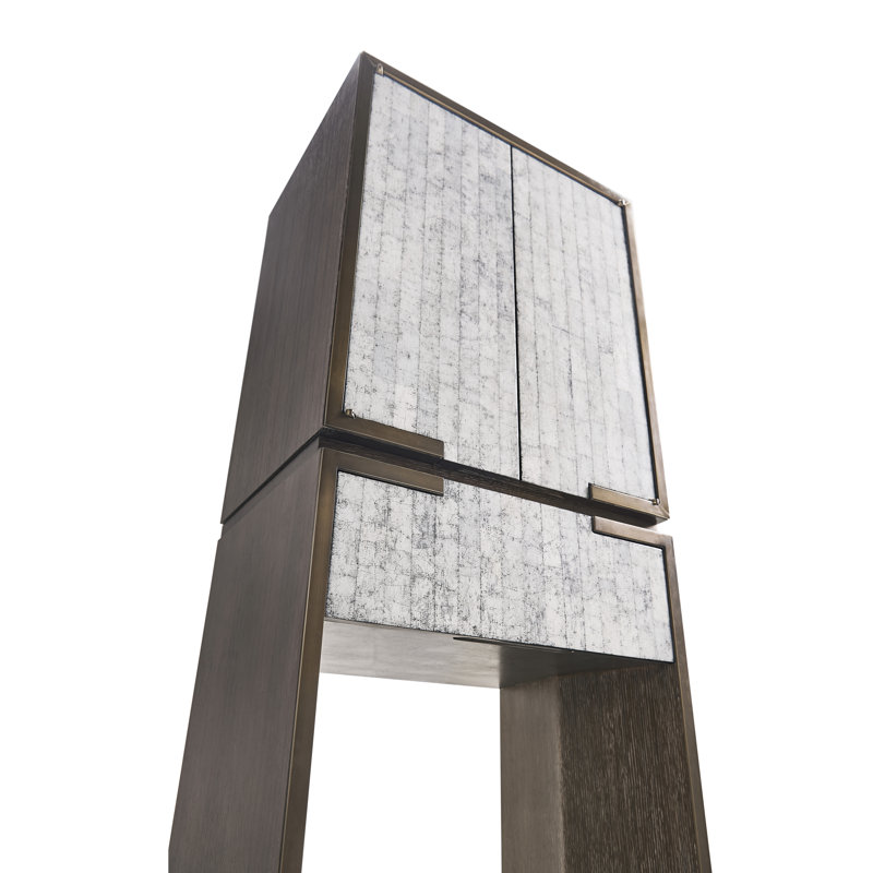 JC Modern Solid Wood Accent Cabinet