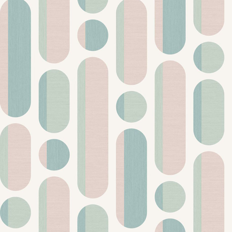 Envy Morse Geometric Wallpaper, White