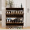 Armoire à chaussures en noyer avec 2 tiroirs rabattables, rangement pour chaussures de vestibule moderne