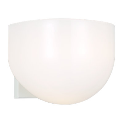 Single Frosted Dimmable Bath Sconce