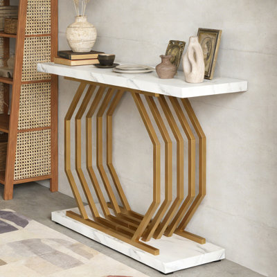 Canapé d'appoint Faux Marble Console