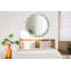 Huldar Glass Flat Wall Mirror
