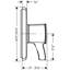Ecostat Classic Pressure Shower Faucet Trim Only-41425509