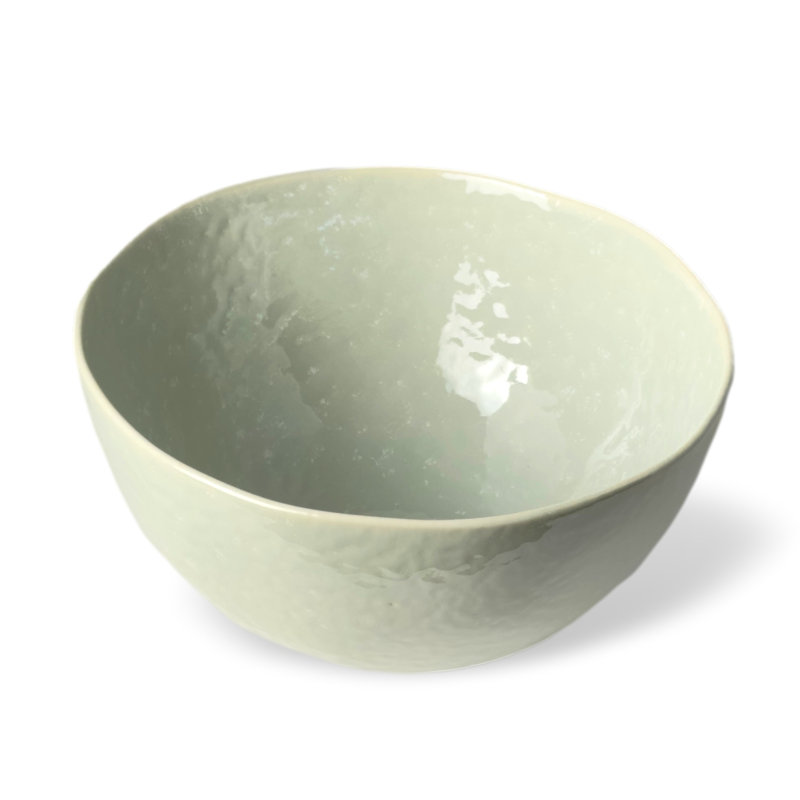 Grand bol de service Helenie Claret, Gris