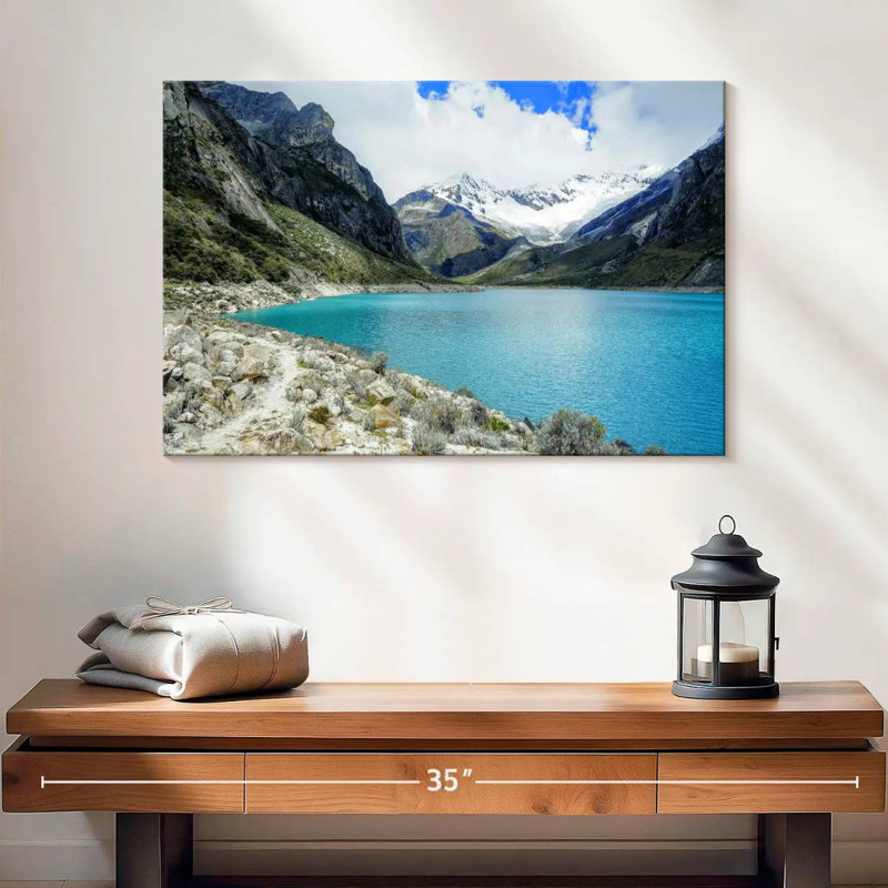 Lagon bleu d'Alvord Llanganuco, H 16 po x l 24 po