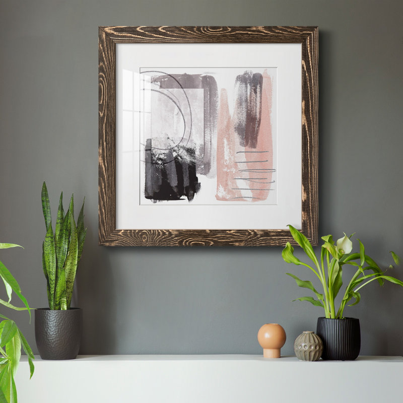 Coexistance III - reproduction encadrée de qualité supérieure - prête à être accrochée, H 31,5 po x l 31,5 po x P 1,5 po