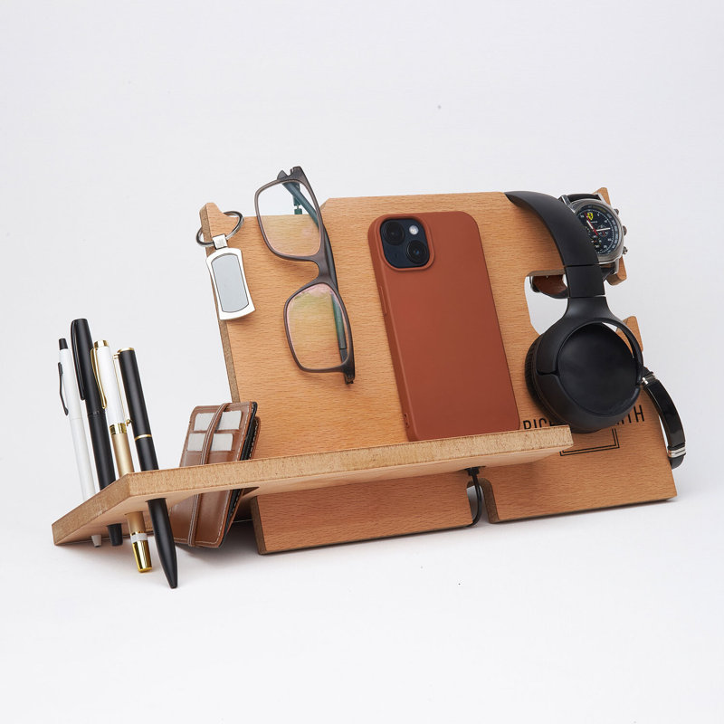 Wood Desk Organiser, Yes