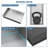 21" X 13" Stainless Steel Shower Niche, Brushed Nickel-1550352463