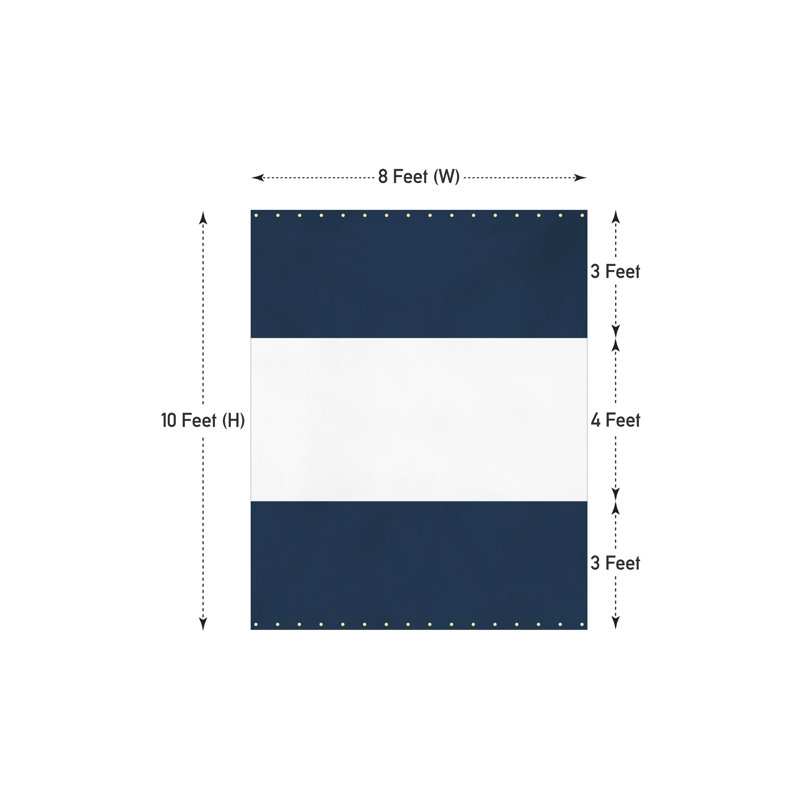 Heavy Duty Outdoor Clear Panel Curtain, All Weather Resistant Tarp Curtain for Pergola Porch Gazebo, Privacy Screen, Blackout Curtains(10 x 8 ft)