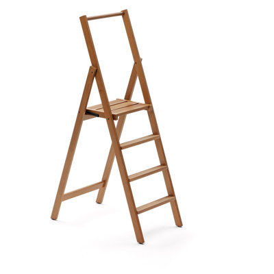 Bella 4 - Step Wood Folding Small Step Ladder