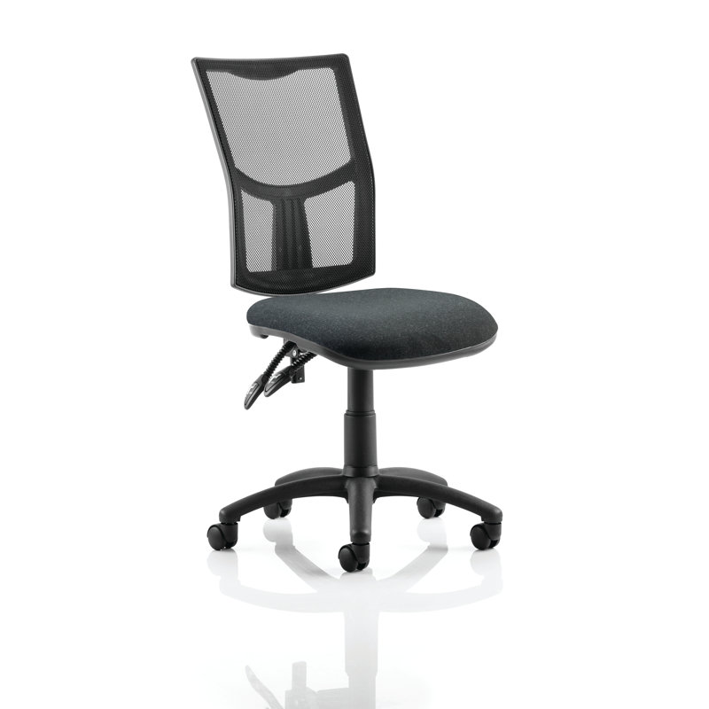 Eclipse Office Chair, Without Arm, Charcoal