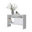 Console blanche avec deux portes-1912383666