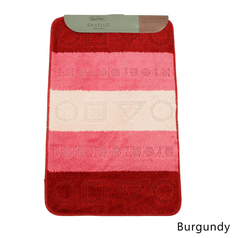 Bath Rug, Burgundy