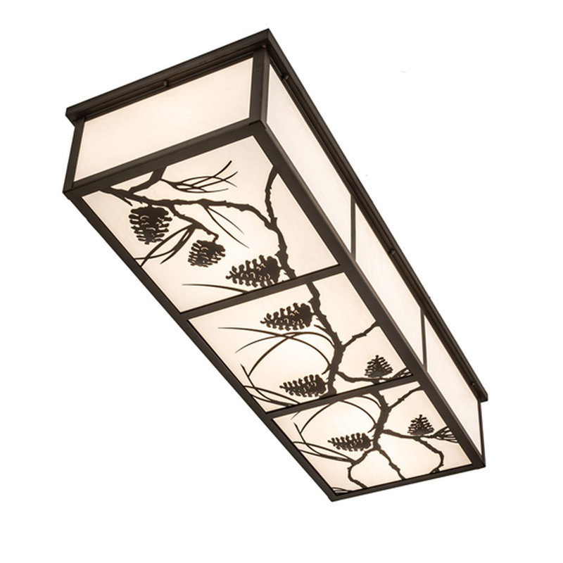 Mountain Pine 6 - Light Flush Mount
