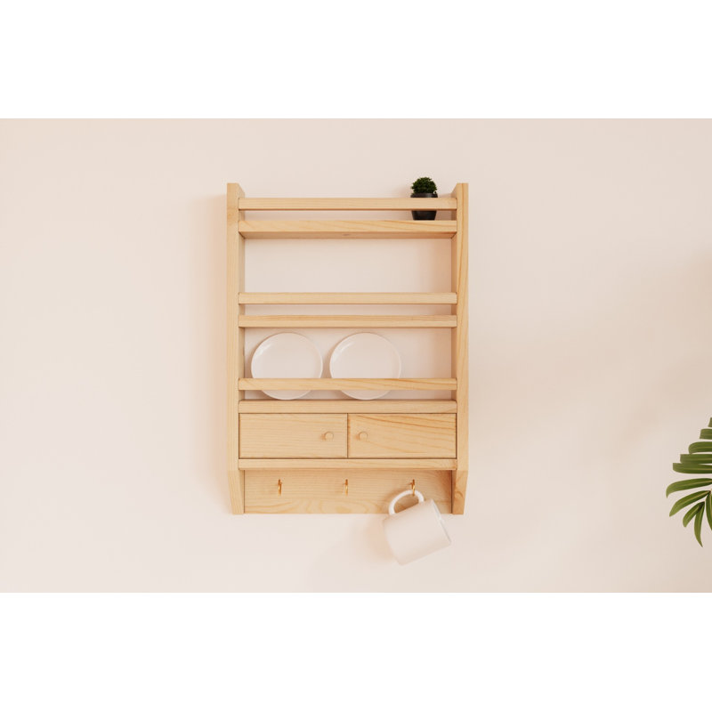 Locelso Wood Floating Shelf