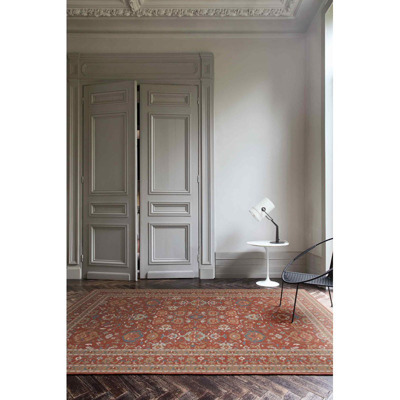 Caseylee Oriental Wool Area Rug, Rectangle 80 x 160cm