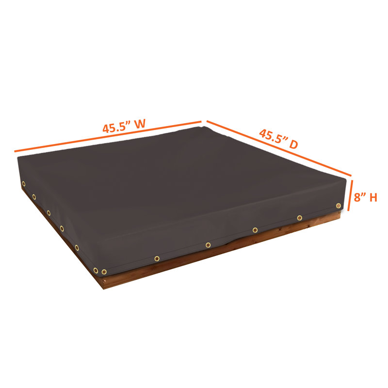 Outdoor Cover Airbag Cover, Coffee, 20.3cm H x 115.6cm W x 115.6cm D