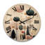 Horloge murale en bois massif Alyssa-798651588