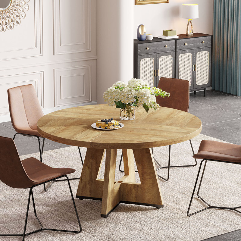 Liena 47'' Round Dining Table, Natural