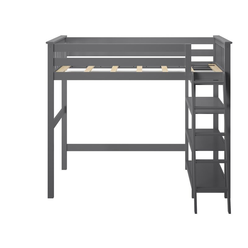 Lit mezzanine simple Jammel Kids, Gris