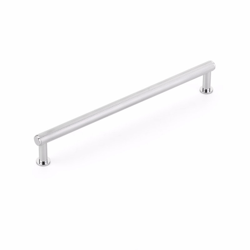 Poignée d'armoire Schaub, Chrome poli, 8"