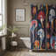 Neural Map - Premium Shower Curtain-2080940841