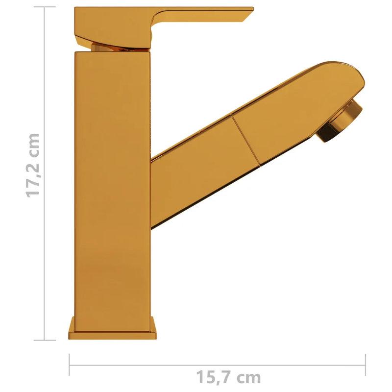 Karp Belfry Mono Basin Mixer, Gold
