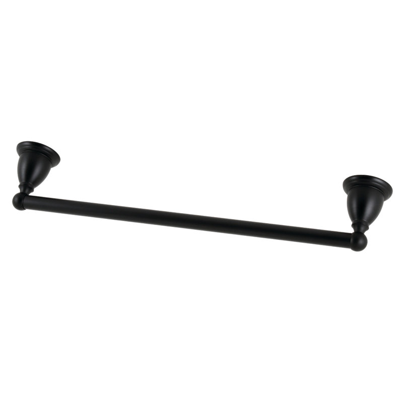 Kingston Brass Heritage 18-Inch Towel Bar, Matte Black