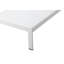Ensemble repas et salle à manger d'extérieur 11 pièces Aynura - Mobilier de patio en aluminium thermolaqué blanc avec table de salle à manger de 71 po, chaises empilables et chaises longues inclinables-1010232369