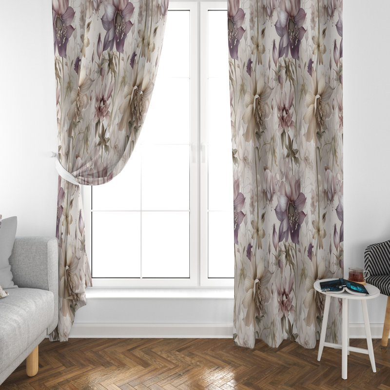 Aidtya Room Darkening Curtain, 56" W x 78" L