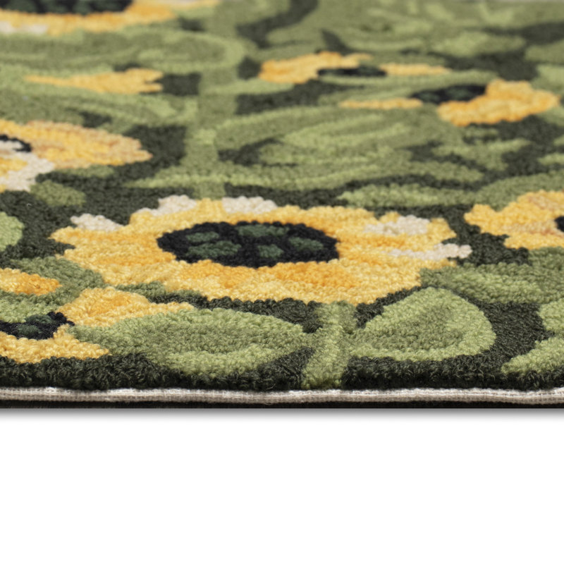 Tapis intérieur / extérieur Georgetown Rise And Shine, Tapis de couloir 2 pi x 5 pi